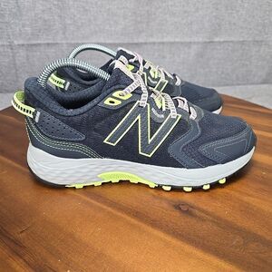 New Balance 410 Trail Shoes Blue Green Running Sneakers Womens Size 7 No‎ Insole